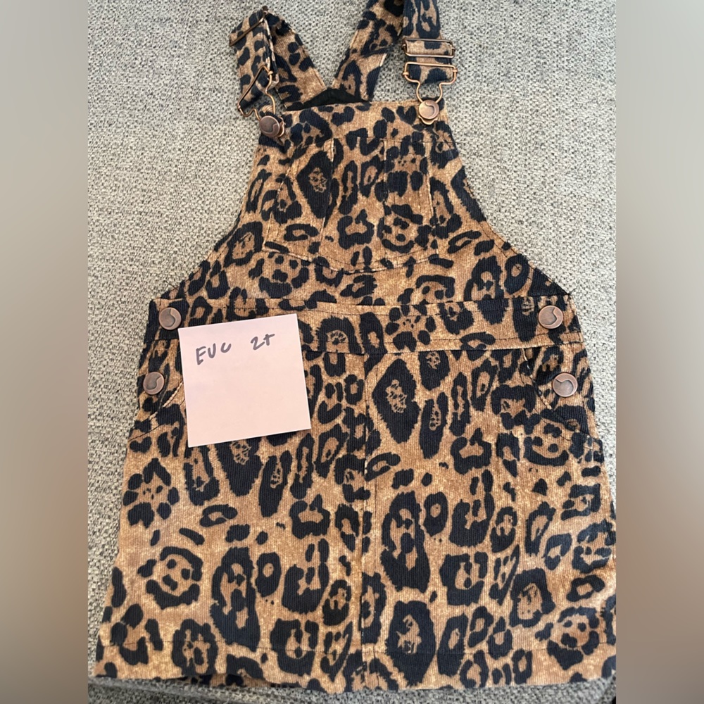 Joes jeans corduroy leopard jumper